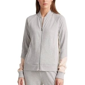 Lauren Ralph Lauren lightweight terry zip up sweatshirt